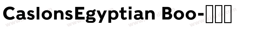 CaslonsEgyptian Boo字体转换 CaslonsEgyptian Boo字体转换